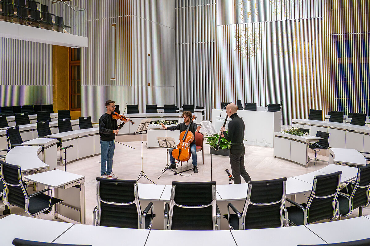 Auftritt zum Gedenktag für die Opfer des Nationalsozialismus im Schweriner Landtag am 11.01.23